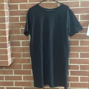 Large black Zara t shirt dress!
